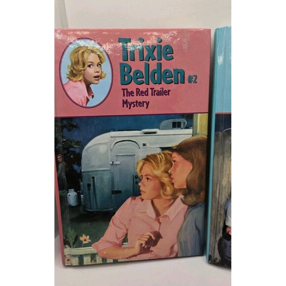 Trixie Belden #1 & 2 The Red Trailer Mystery, Secret of the Mansion Book Set - Picture 2 of 6